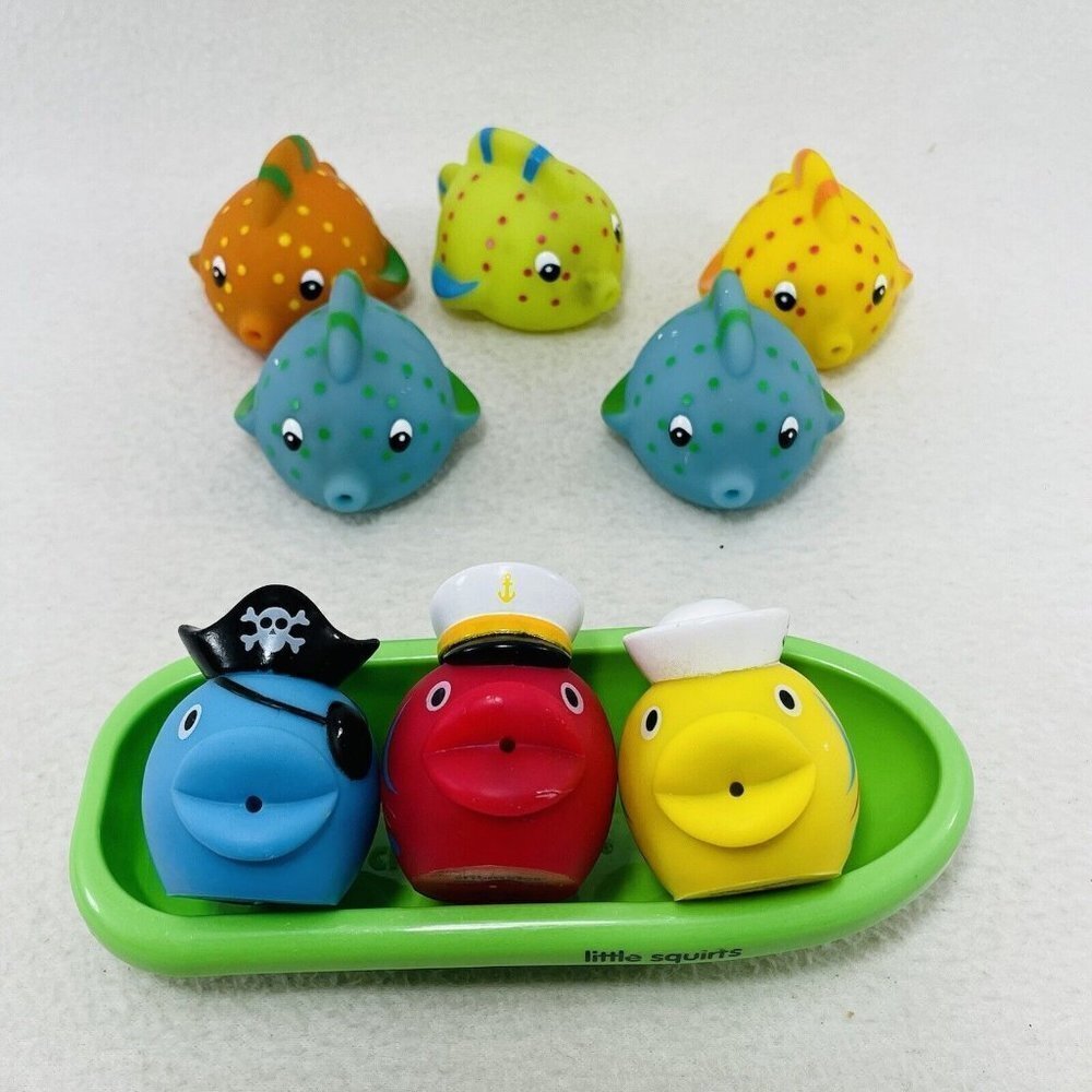 Cribmates Babyking Squirt Fish Boat Pool Water Toy Bathtub Beach Kid Toddler Lot